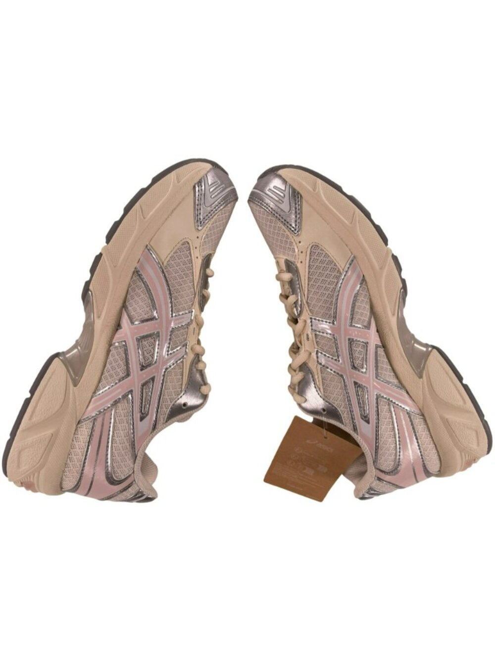 Asics Gel-1130 Shoes Cream/Pink Cloud Running Sneakers Men's Sz 7 Wmn's 8.5 NEW - Picture 4 of 11